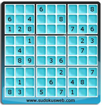 Sudoku von mittelmässiger höhe