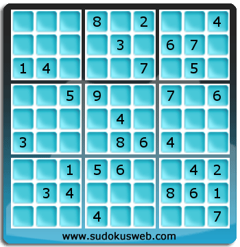 Sudoku von mittelmässiger höhe