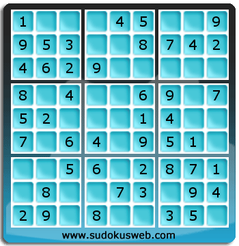 Sudoku de Nivel Muy Fácil