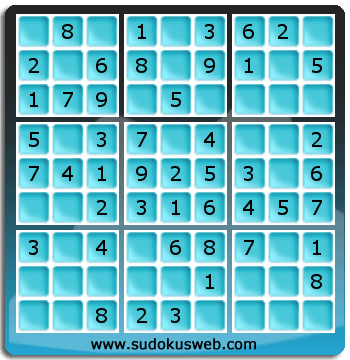 Sudoku de Niveau Très Facile Sudoku de Niveau Très Facile