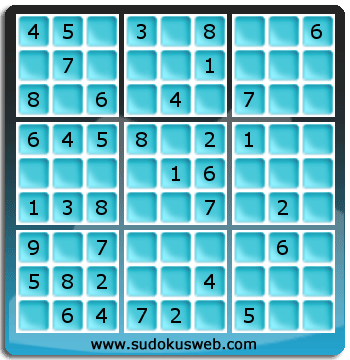 Sudoku von einfacher höhe