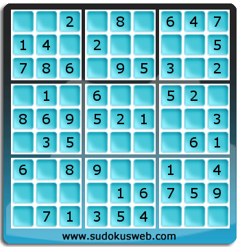 Sudoku von sehr einfacher höhe