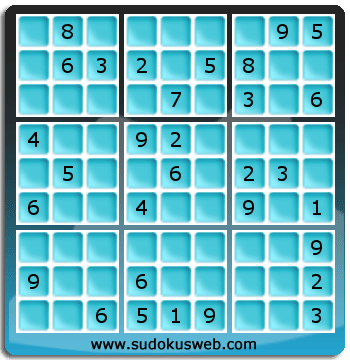 Sudoku von mittelmässiger höhe