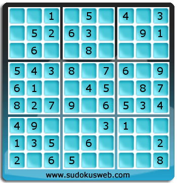 Sudoku de Niveau Très Facile