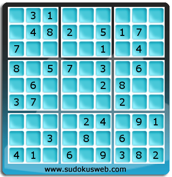 Sudoku von einfacher höhe