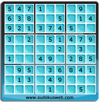 Sudoku de Nivel Muy Fácil