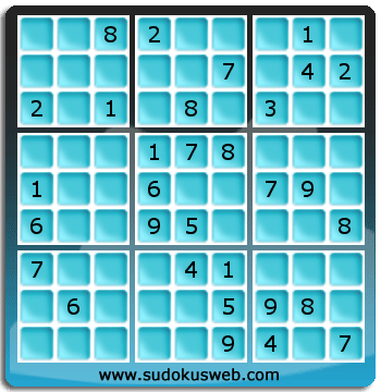 Sudoku von mittelmässiger höhe