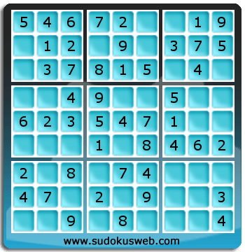 Sudoku de Niveau Très Facile