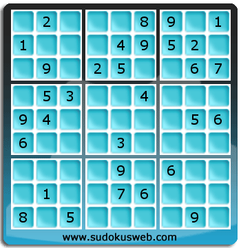 Sudoku von mittelmässiger höhe