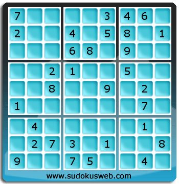 Sudoku von mittelmässiger höhe