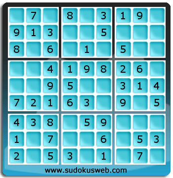 Sudoku de Nivel Muy Fácil