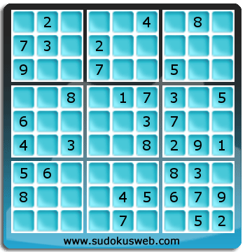 Sudoku von einfacher höhe