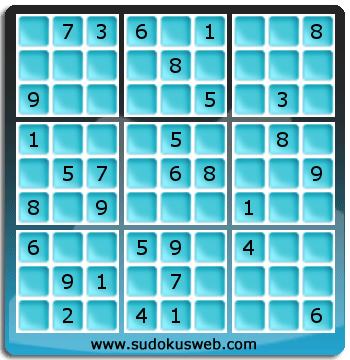 Sudoku von mittelmässiger höhe