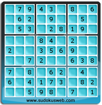 Nivel Muito Facil de Sudoku Nivel Muito Facil de Sudoku