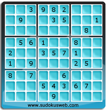 Sudoku von mittelmässiger höhe