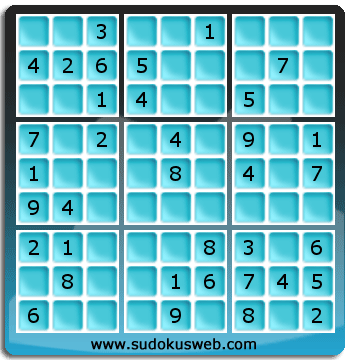 Sudoku von einfacher höhe