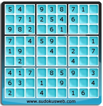 Nivel Muito Facil de Sudoku