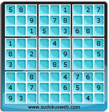 Sudoku von einfacher höhe