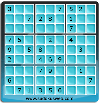 Sudoku von mittelmässiger höhe