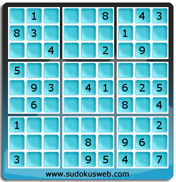 Sudoku von mittelmässiger höhe