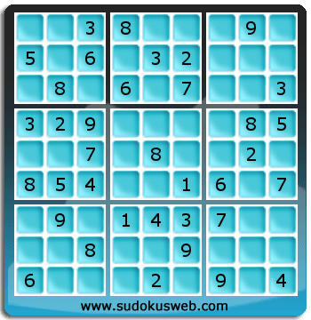 Sudoku von einfacher höhe