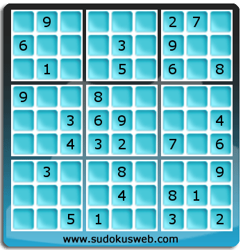 Sudoku von mittelmässiger höhe