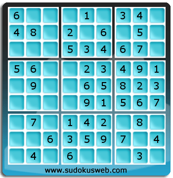 Nivel Muito Facil de Sudoku