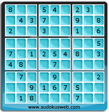 Sudoku von einfacher höhe