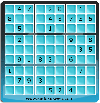 Sudoku von mittelmässiger höhe