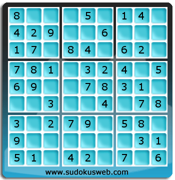 Sudoku von sehr einfacher höhe