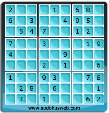 Sudoku von einfacher höhe