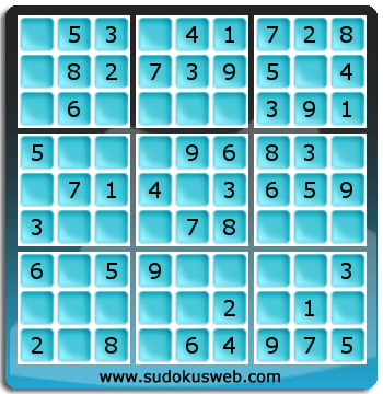 Sudoku de Niveau Très Facile