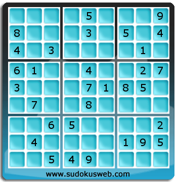 Sudoku von mittelmässiger höhe