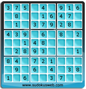 Sudoku de Nivel Muy Fácil