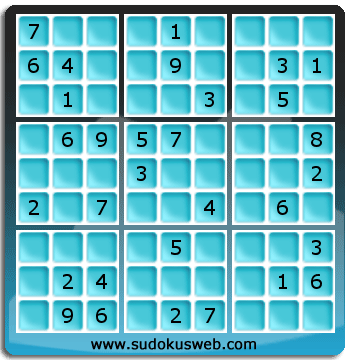 Sudoku von mittelmässiger höhe