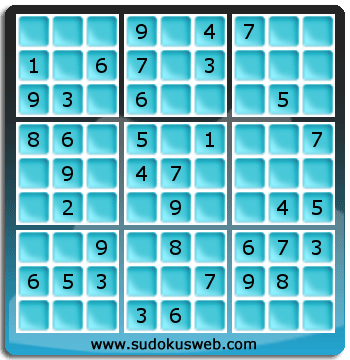 Sudoku von einfacher höhe