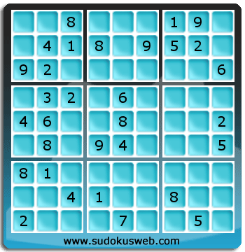 Sudoku von mittelmässiger höhe