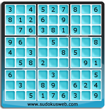 Nivel Muito Facil de Sudoku