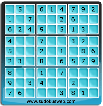 Sudoku de Niveau Très Facile