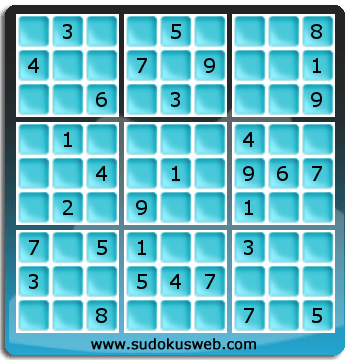 Sudoku von mittelmässiger höhe