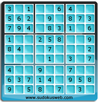 Sudoku de Nivell Molt Fàcil Sudoku de Nivell Molt Fàcil