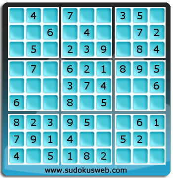 Sudoku de Niveau Très Facile