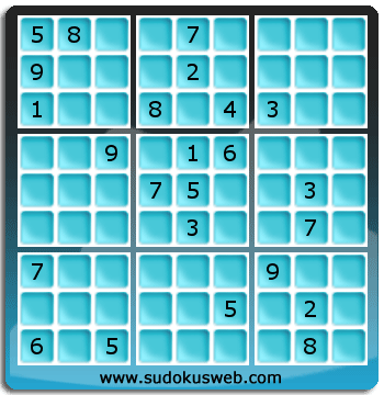 Sudoku von Fachmännischer höhe