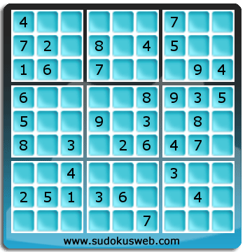 Nivel Facil de Sudoku