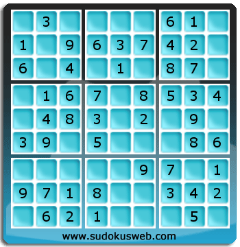 Nivel Muito Facil de Sudoku Nivel Muito Facil de Sudoku