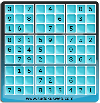 Nivel Muito Facil de Sudoku Nivel Muito Facil de Sudoku