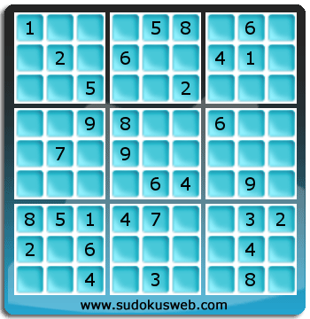 Sudoku von mittelmässiger höhe