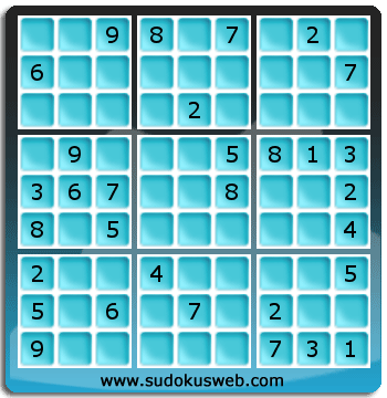 Sudoku von mittelmässiger höhe