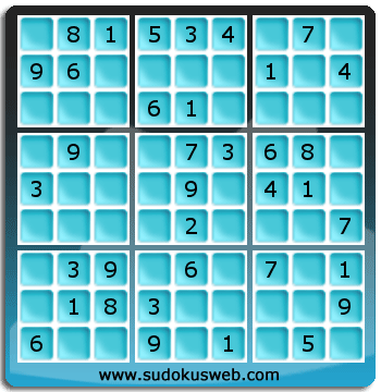 Sudoku von einfacher höhe