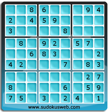 Sudoku von einfacher höhe